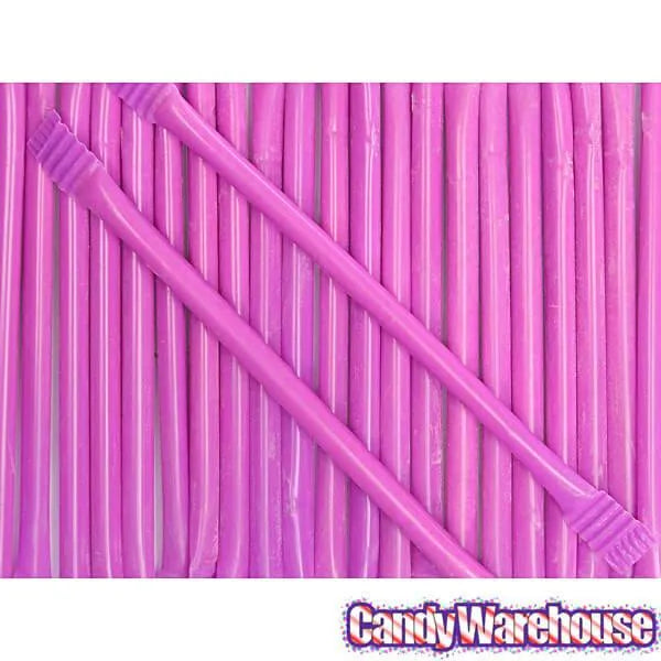 Albert's Candy Powder Filled Plastic Mini Straws - Bubblegum: 240-Piece Bag