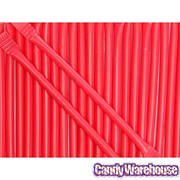 Albert's Candy Powder Filled Plastic Mini Straws - Cherry: 240-Piece Bag