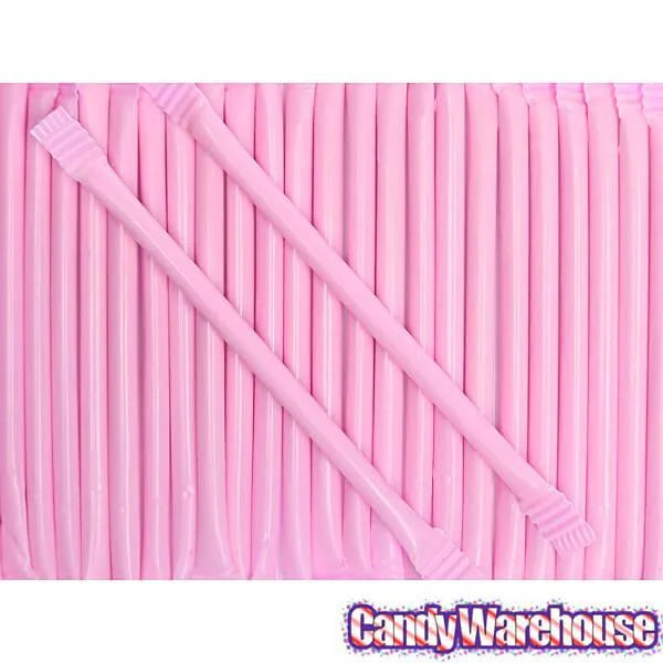 Albert's Candy Powder Filled Plastic Mini Straws - Strawberry: 240-Piece Bag