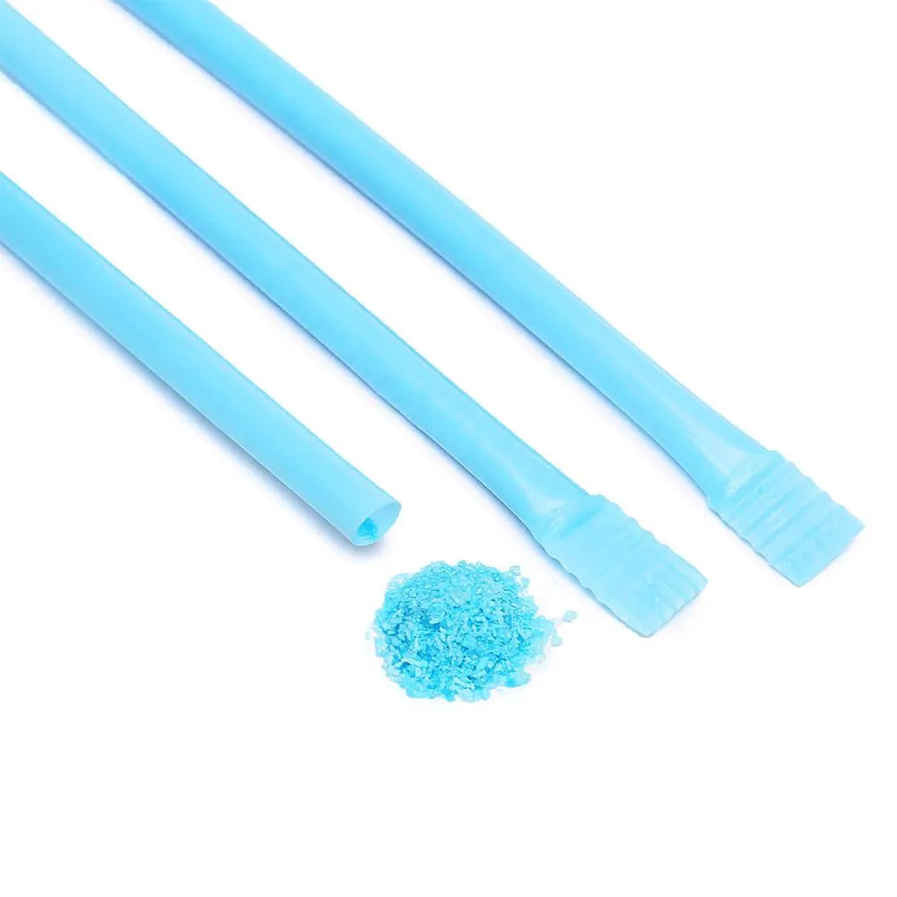 Albert's Candy Powder Filled Plastic Mini Straws - Vanilla: 240-Piece Bag