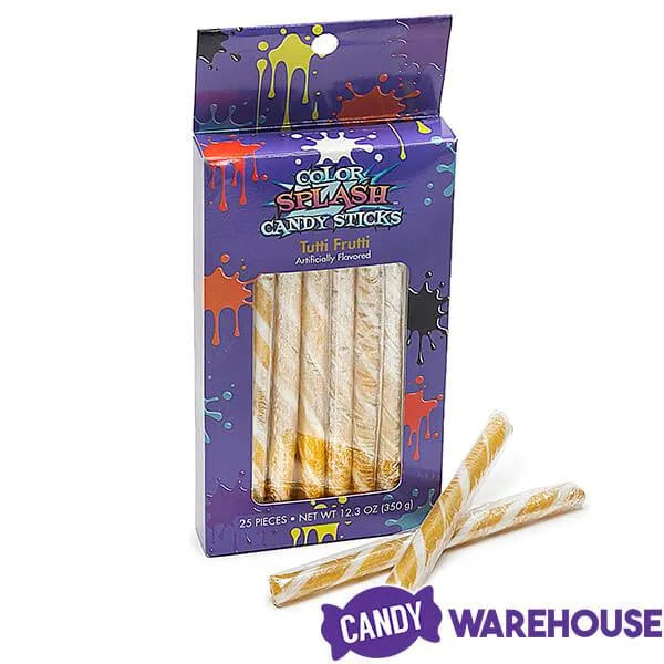 Albert's Gold Candy Sticks - Tutti Frutti: 25-Piece Pack