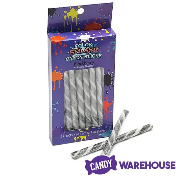 Albert's Silver Candy Sticks - Blackberry: 25-Piece Pack