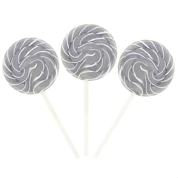 Albert's Silver Pearl 1.5-Ounce Swirl Pops - Blackberry: 12-Piece Box