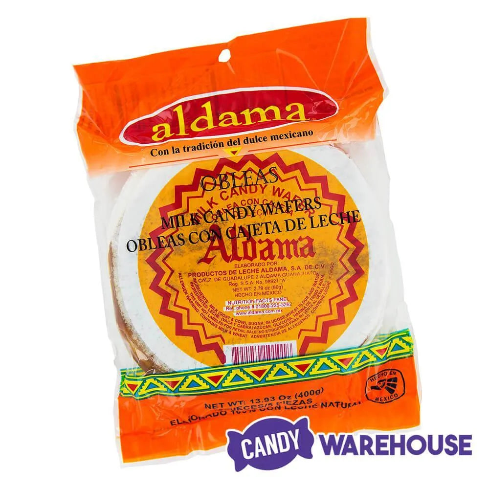 Aldama Milk Caramel Candy Wafers: 5-Piece Bag