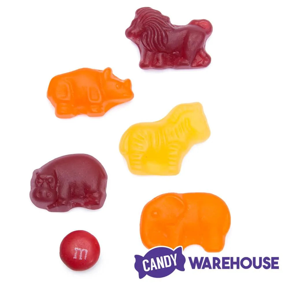 All Natural Zoo Animals Gummy Candy: 2LB Bag