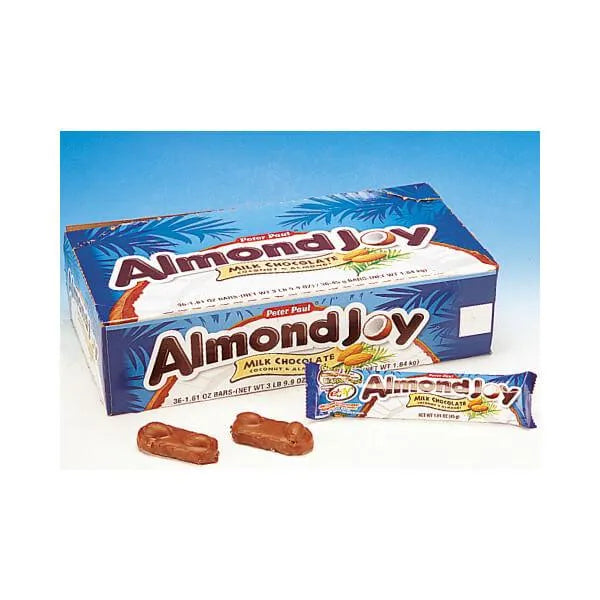 Almond Joy Candy Bars: 36-Piece Box