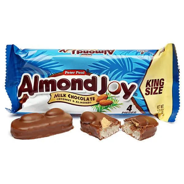 Almond Joy King Size Candy Bars: 18-Piece Box