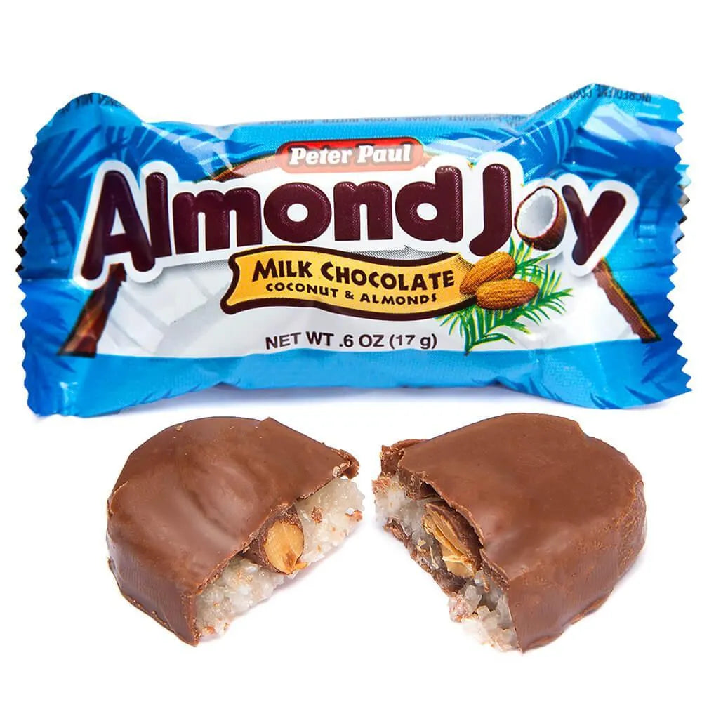 Almond Joy Snack Size Candy Bars: 18-Piece Bag