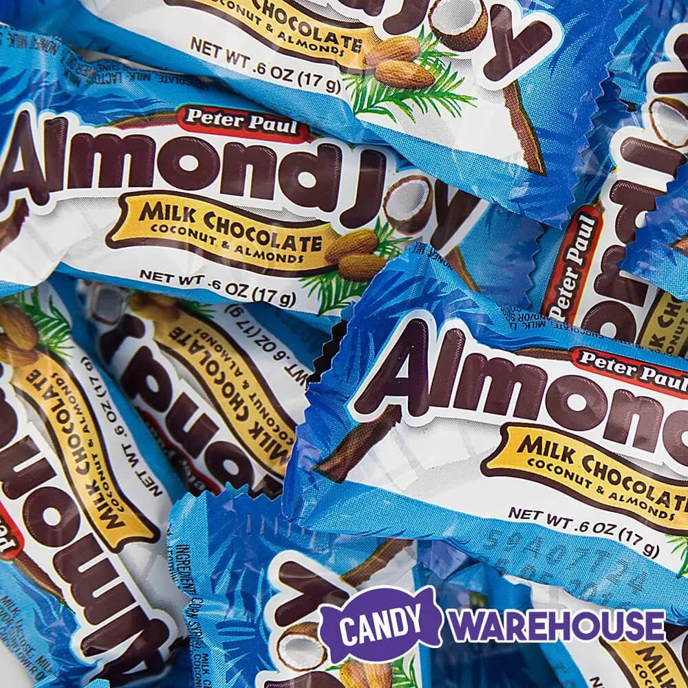 Almond Joy Snack Size Candy Bars: 18-Piece Bag