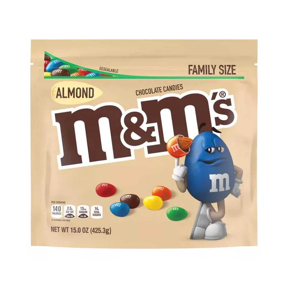 Almond M&M's Candy: 15-Ounce Bag