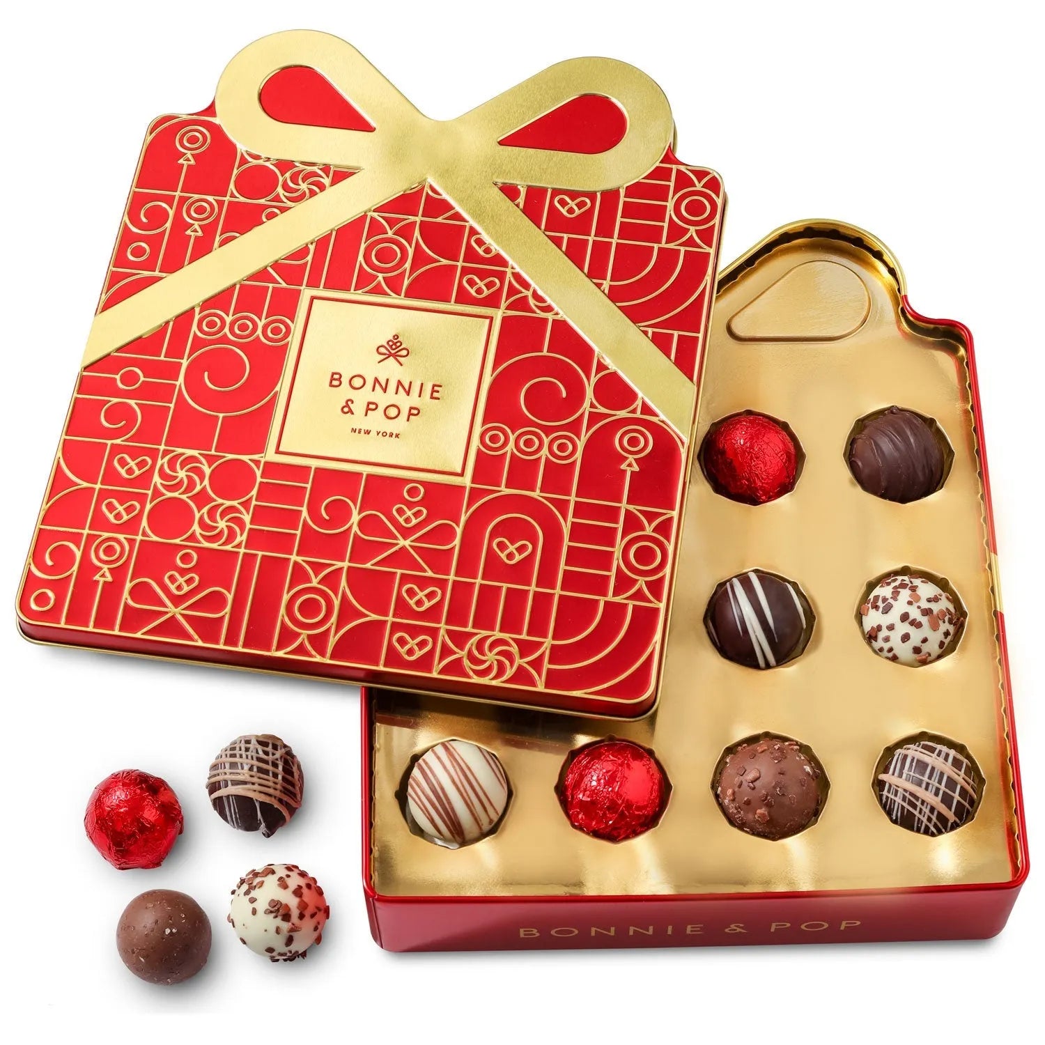 Bonnie and Pop The Gilded Gift box Truffle Collection