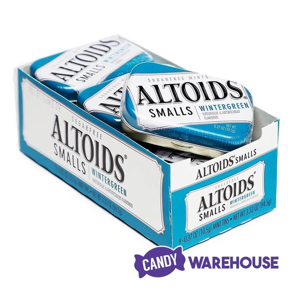 Altoids Smalls Mint Tins - Wintergreen: 9-Piece Box