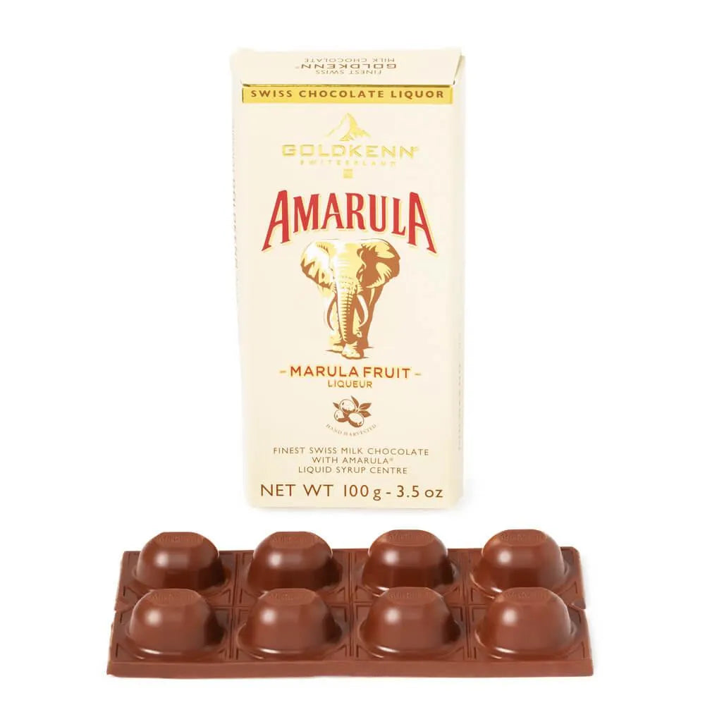 Amarula Liqueur Filled Chocolate Bar: 10-Piece Box