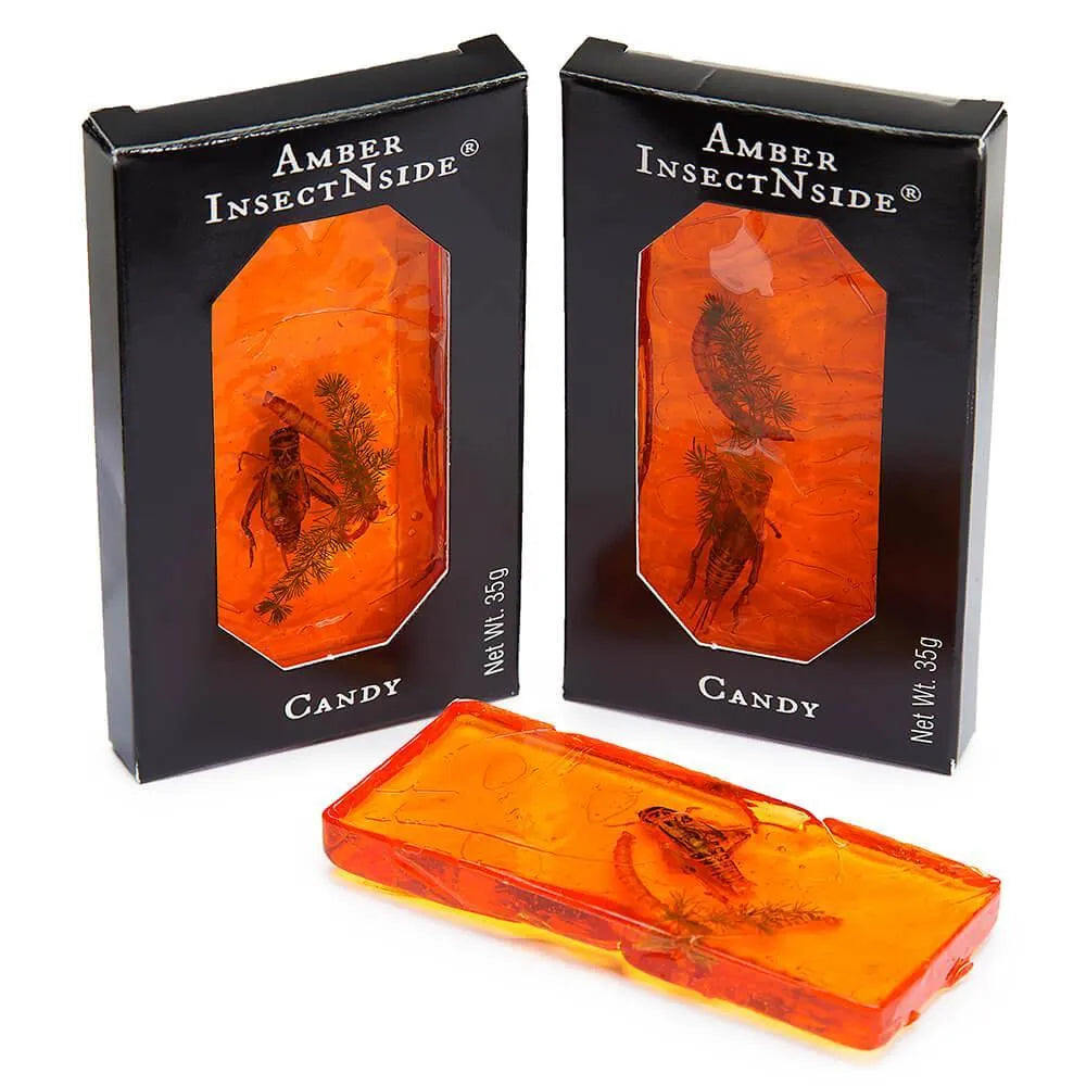 Amber Insect Candy Packs: 24-Piece Box