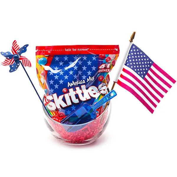 America Mix Skittles Candy Patriotic Party Kit