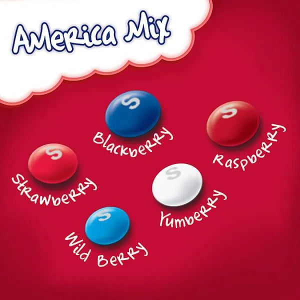 America Mix Skittles Candy Patriotic Party Kit