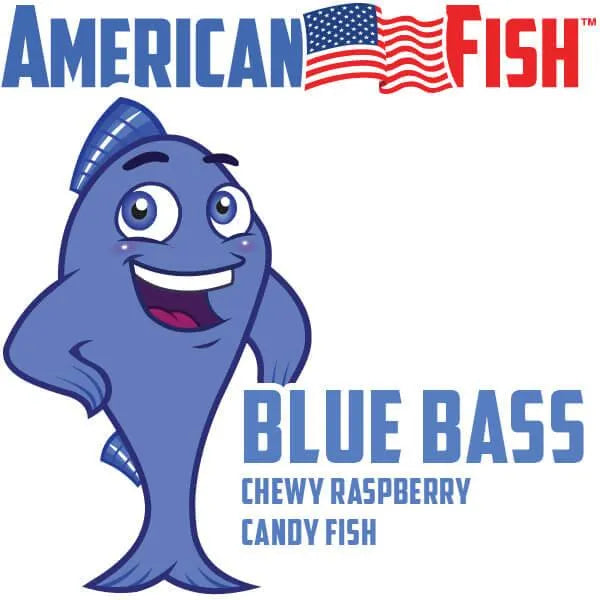 American Fish Chewy Candy - Blue: 5LB Bag