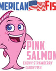 American Fish Chewy Candy - Pink: 5LB Bag