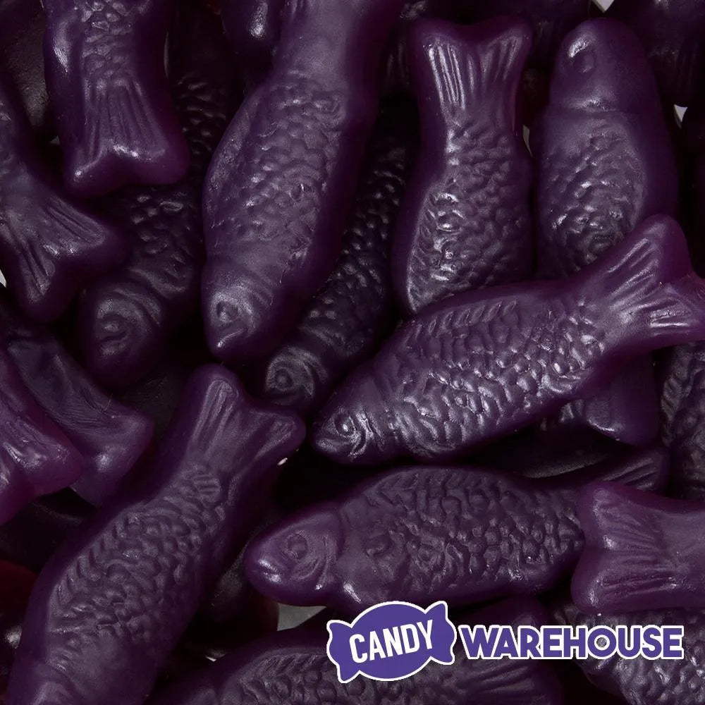 American Fish Chewy Candy - Purple: 5LB Bag