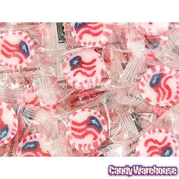 American Flag Hard Candy: 100-Piece Bag