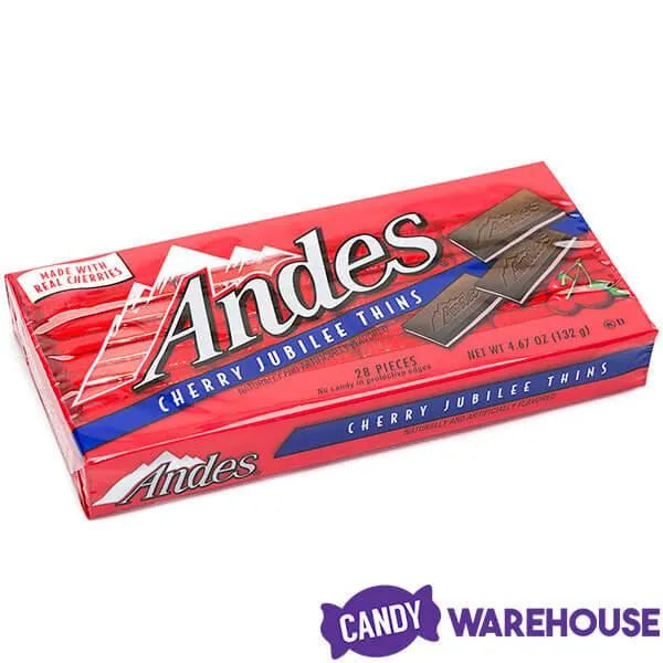 Andes Mints Cherry Jubilee Chocolates: 12-Piece Case