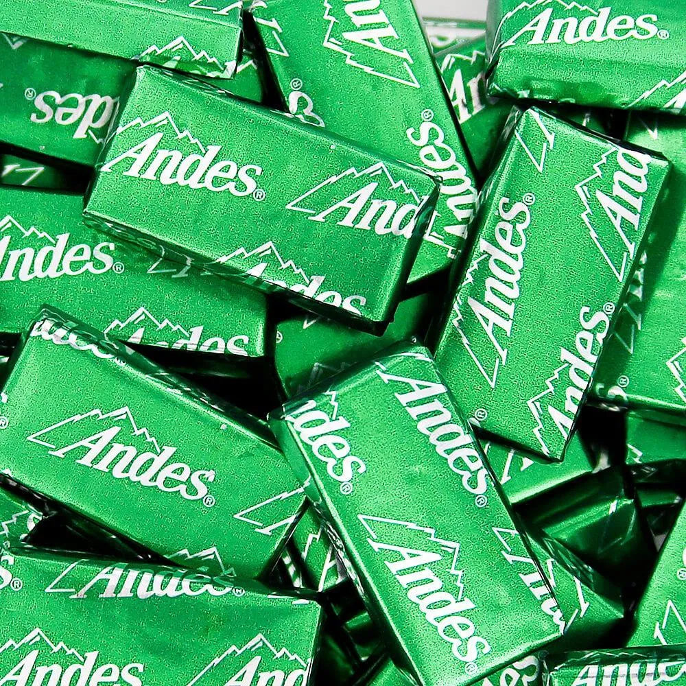 Andes Mints Creme De Menthe Chocolate Candy: 12-Piece Case