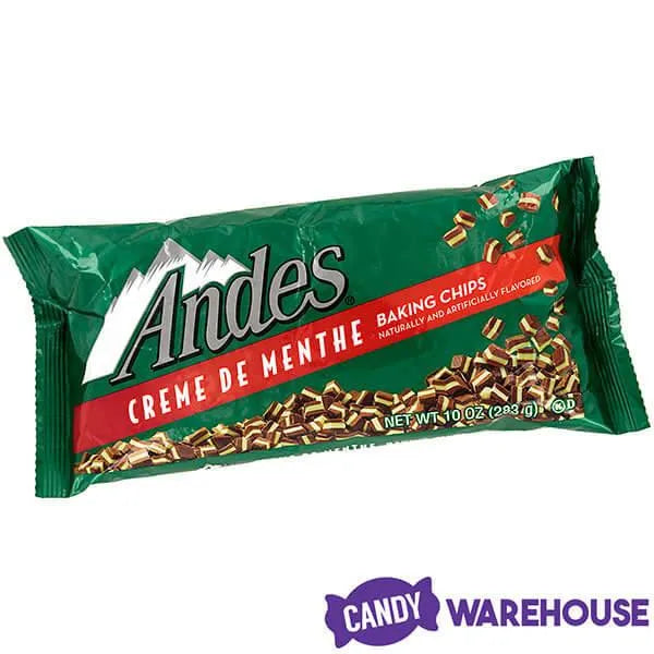 Andes Mints Creme de Menthe Mint Baking Chips: 10-Ounce Bag