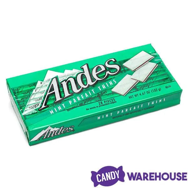 Andes Mints Parfait Thins Chocolates: 28-Piece Box