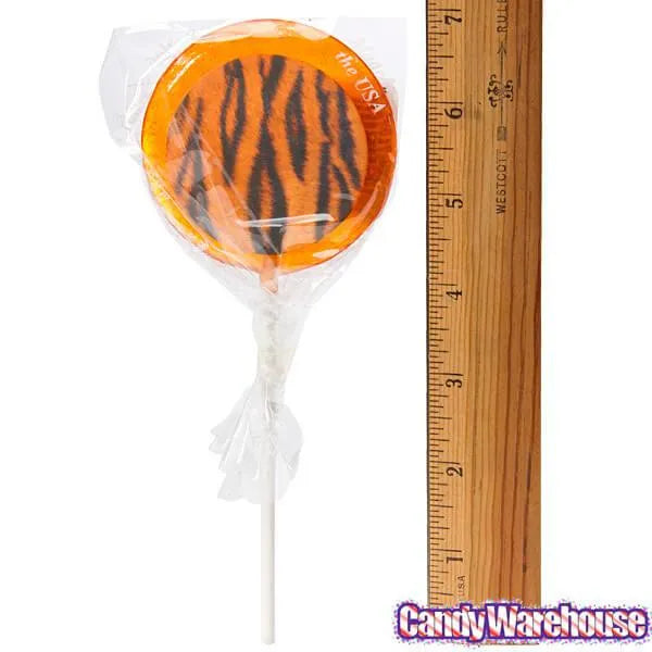 Animal Prints Hard Candy Lollipops: 12-Piece Pack