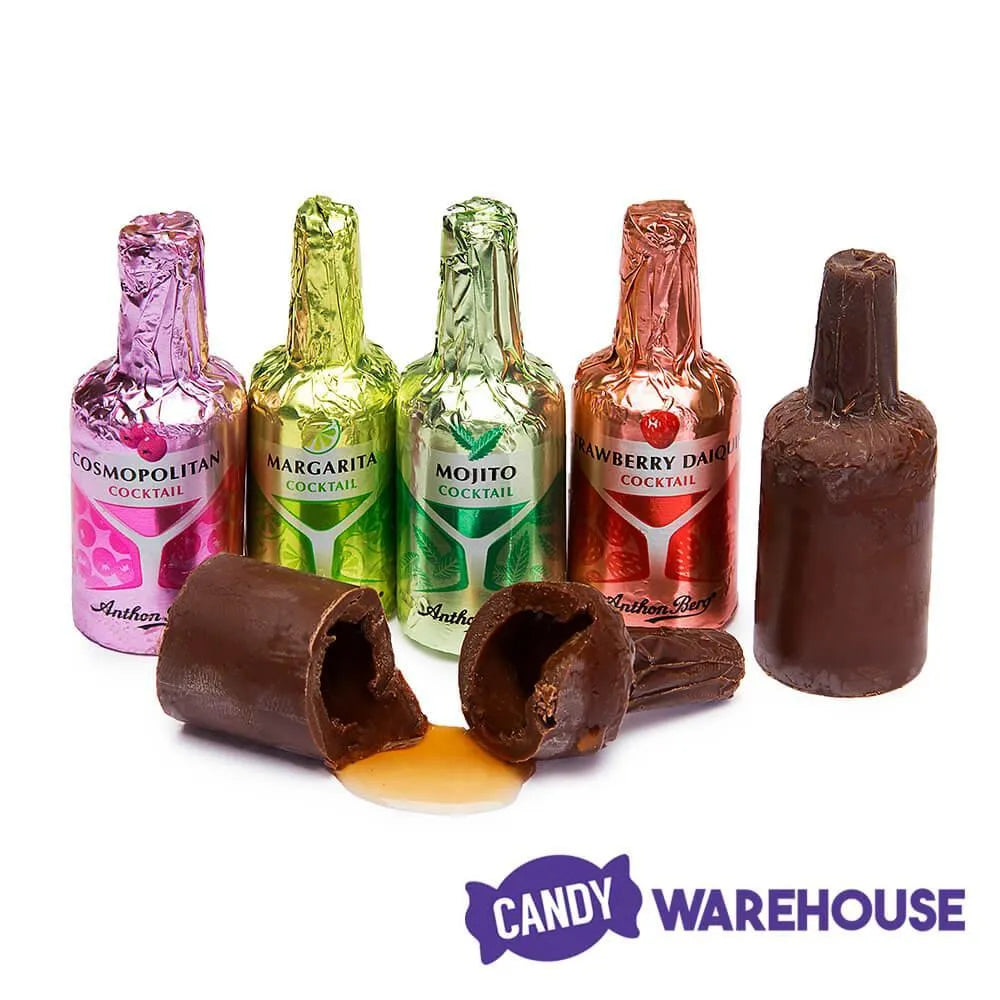 Anthon Berg Chocolate Cocktails Liquor Bottles: 4-Piece Box