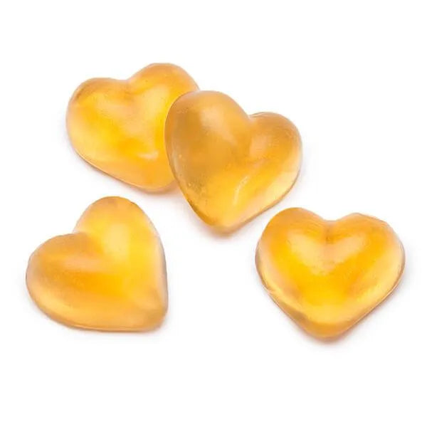 Apricot Hearts Gummy Candy: 500G Bag