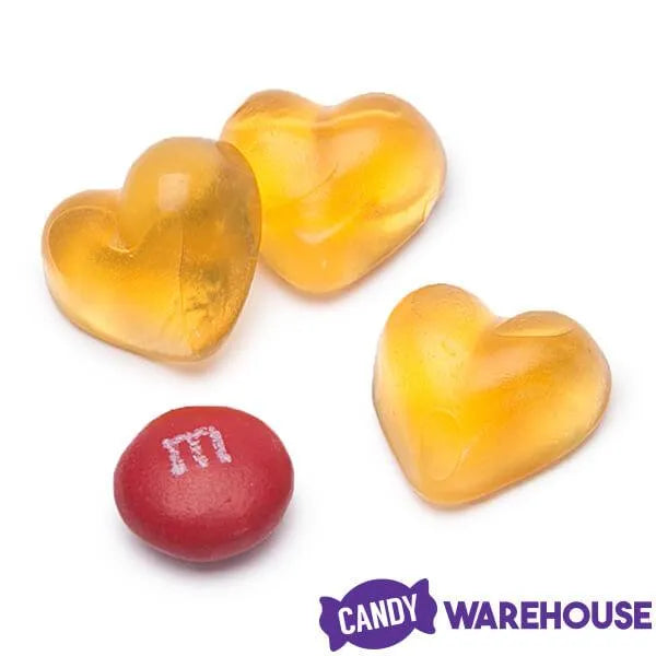 Apricot Hearts Gummy Candy: 500G Bag