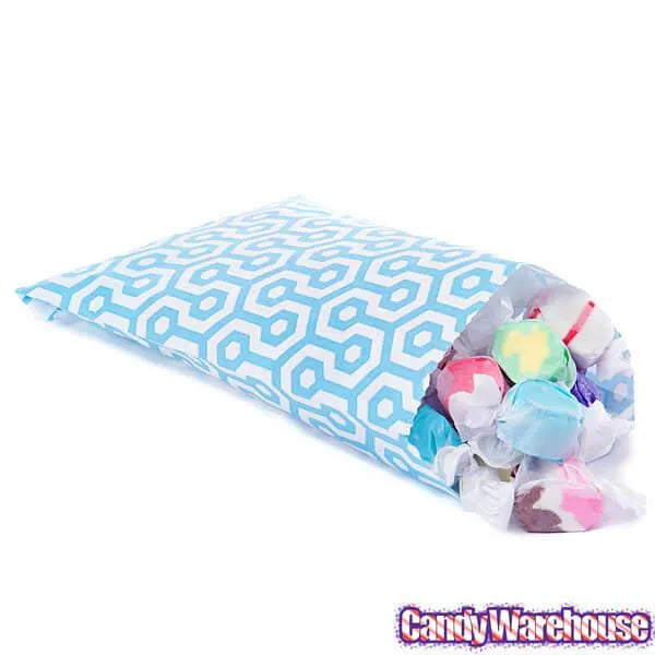 Aqua Blue Honeycomb Candy Bags: 25-Piece Pack