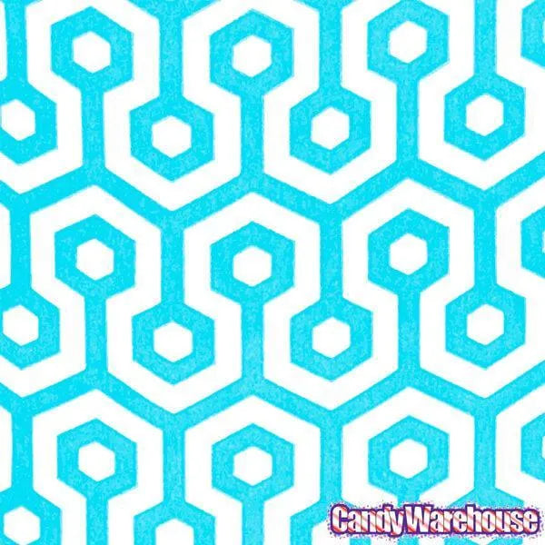 Aqua Blue Honeycomb Candy Bags: 25-Piece Pack