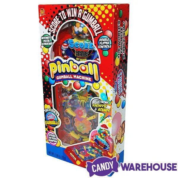 Arcade Pinball Gumball Machine with Dubble Bubble Gumballs