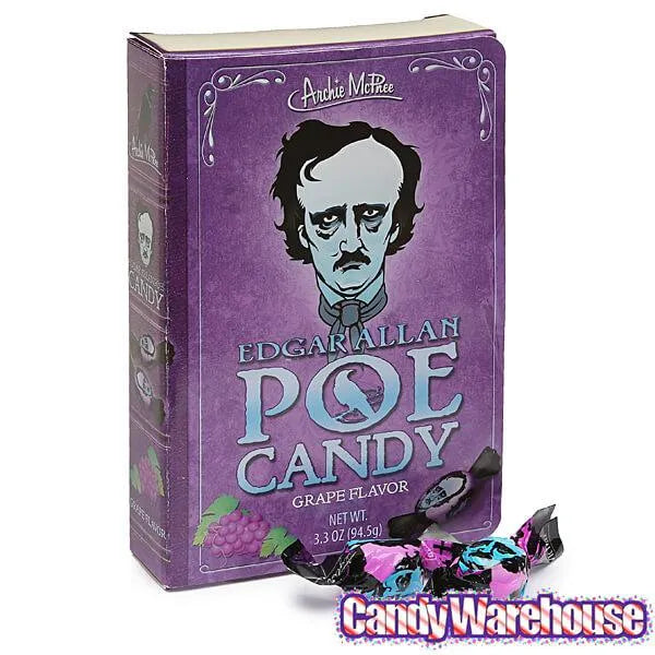 Archie McPhee Edgar Allan Poe Hard Candy Book