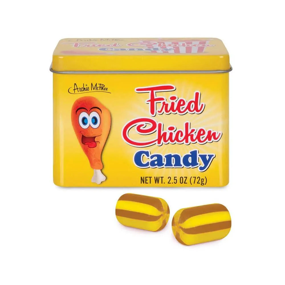 Archie McPhee Fried Chicken Candy Tin