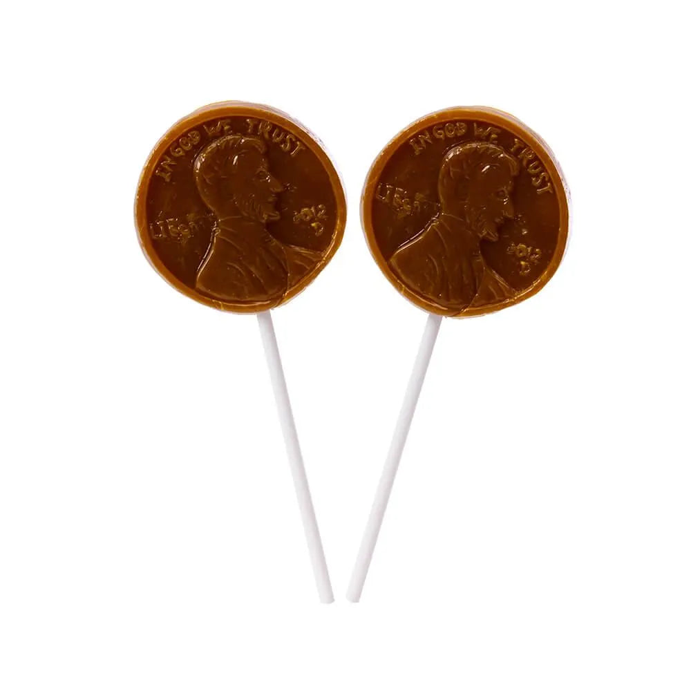 Archie McPhee Lucky Penny Lollipops: 2-Piece Set