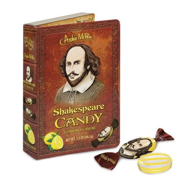 Archie McPhee Shakespeare Hard Candy Book