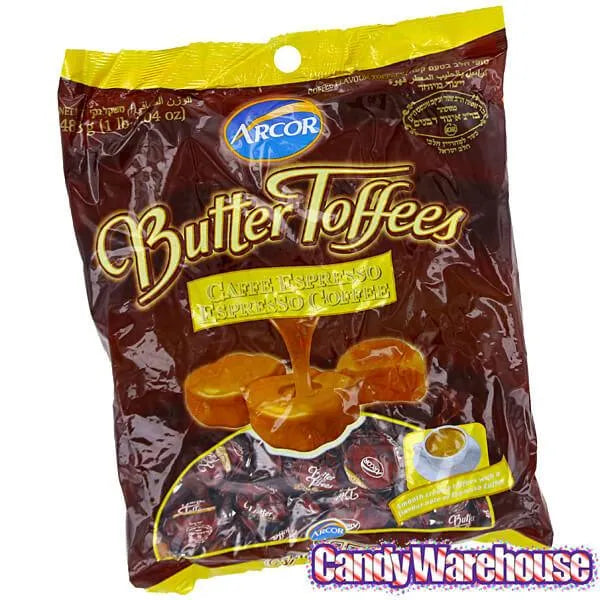 Arcor Coffee Butter Toffee Chewy Candy: 1LB Bag