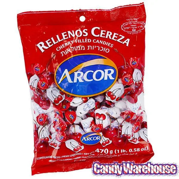 Arcor Cream Filled Cherry Hard Candy: 1LB Bag