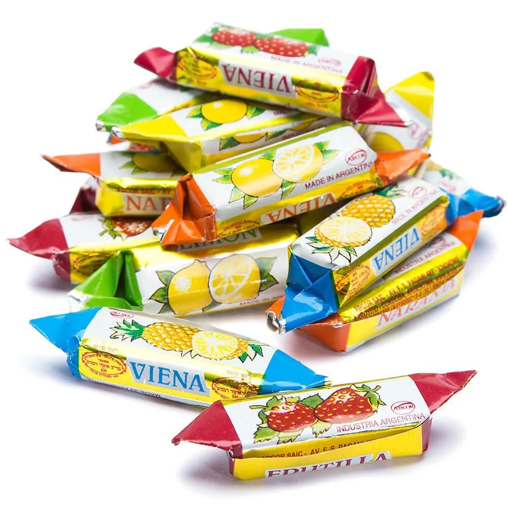 Arcor Viena Fruit Filled Hard Candy: 1LB Bag