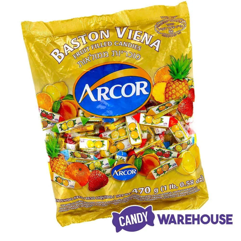 Arcor Viena Fruit Filled Hard Candy: 1LB Bag