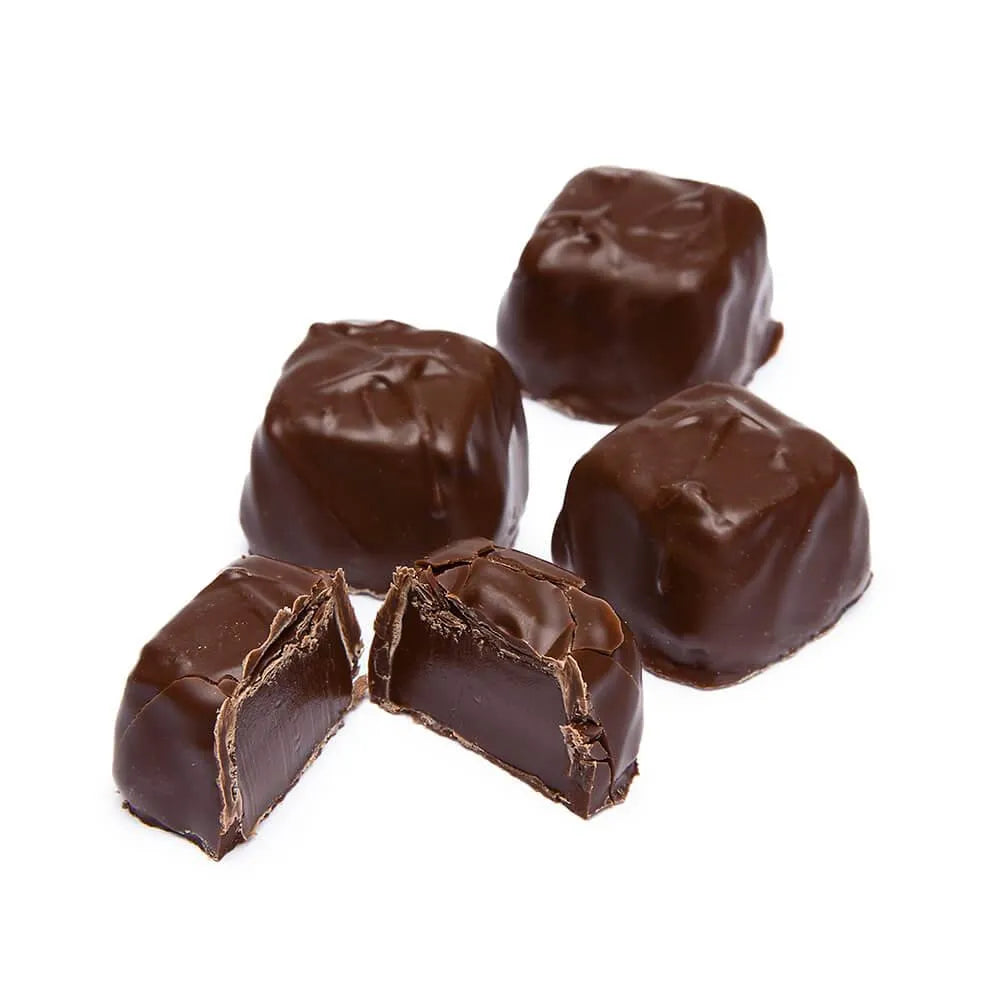 Asher's Chocolate Covered Chocolate Caramels - Milk: 6LB Box