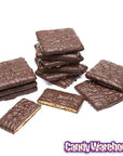 Asher's Dark Chocolate Covered Graham Crackers: 5LB Box