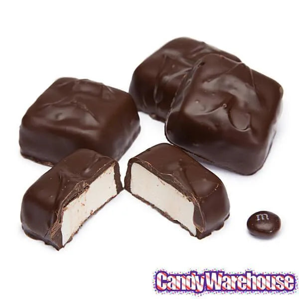 Asher's Dark Chocolate Covered Jumbo Marshmallows: 5LB Box