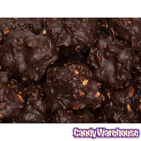 Asher's Dark Chocolate Peanut Clusters Candy: 5LB Box