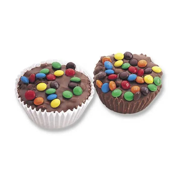 Asher's M&M's Candy Giant Milk Chocolate Cups: 24-Piece Box