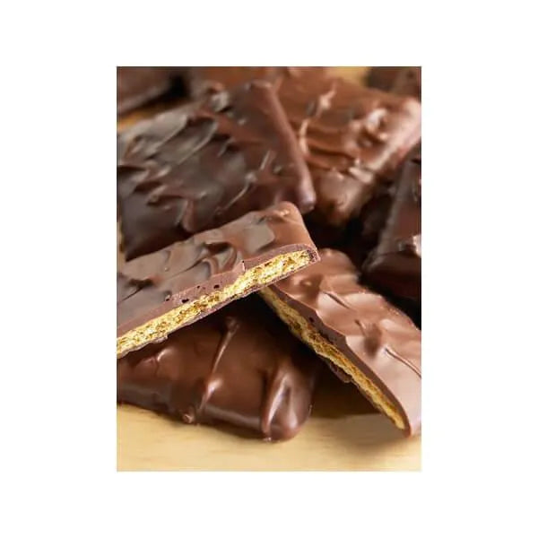 Asher's Milk Chocolate Covered Graham Crackers: 5LB Box