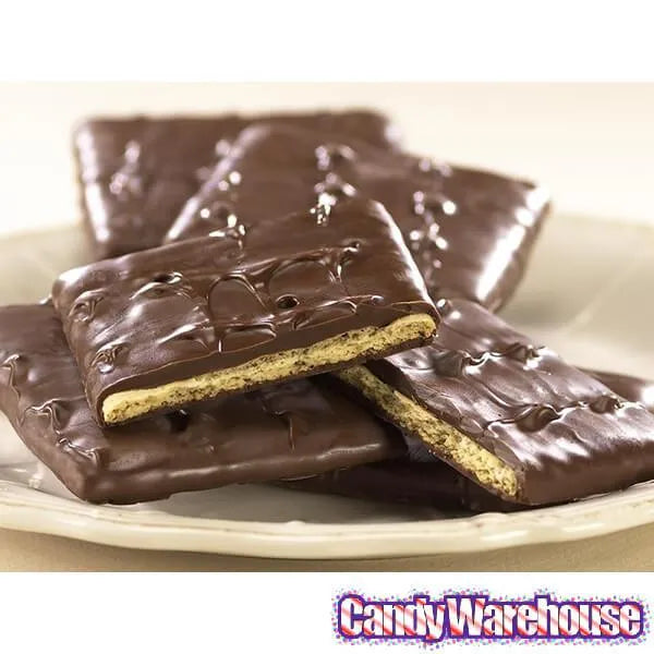 Asher's Milk Chocolate Covered Graham Crackers: 5LB Box